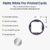 Avery Round Cards, 2" Diameter, Silver-Navy, Matte, 120ct - 2 of 4