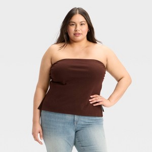 Women's Slit Hem Tube Top - Wild Fable™ - 1 of 3