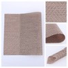 REGALWOVEN PVC Heat Resistant Wipeable Kitchen Table Decor Place Mats 18 x 12 Inch 6 Pcs - 2 of 4