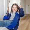 Gym1 2-Piece Doorway Gym for Kids, Includes Door Sensory Swing, Indoor Pull-Up Bar for Adults, Holds Up to 300 Lbs, Blue - 2 of 4