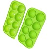 Unique Bargains Ice Tray 8-Cavity Sphere Ice Mould with Lid Round Hand Wash Only Silicone 8.86"x4.72"x1.89" 1 Pc - 3 of 3