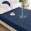 NicBex Waterproof Mattress Pad,Diamond Grid Ultrasonic Mattress Protector with Brushed Fabric and Cotton Filling,Machine Washable - 2 of 4