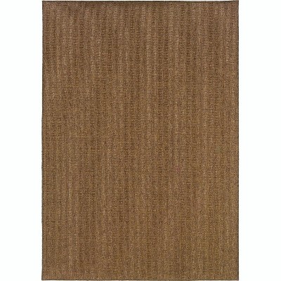 Oriental Weavers Karavia 2061N Tan Indoor/Outdoor Area Rug - 2'5" x 4'5"