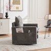 KTMBDW Swivel Accent Chair, Chenille Mid Century Modern Arm Chair for Living Room and Bedroom - 3 of 4