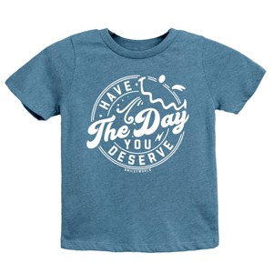 The Juniper Shop SmileyWorld Have The Day You Deserve Circle Youth Short Sleeve Tee - 1 of 4