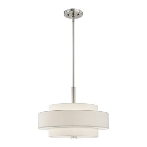 Livex Lighting Meridian 4 - Light Pendant in  Brushed Nickel - 1 of 4