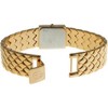 Swiss Edition Women's Luxury 23K Gold Plated Small Square Weave Bracelet - 2 of 2
