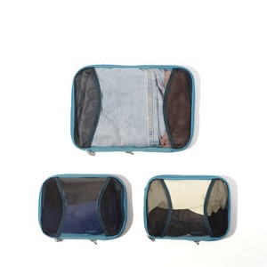baggallini 2 Medium / 1 Large Compression Packing Cubes Travel Set - 1 of 4