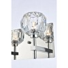 Elegant Lighting Graham 4 - Light Sconce in  Chrome - 3 of 4