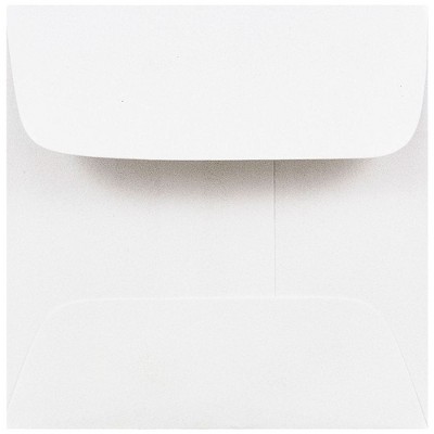 JAM Paper 2.375 x 2.375 Mini Square Envelopes White 100/Pack (203642A)