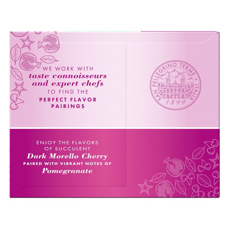 S.Pellegrino Essenza Dark Morello Cherry &#38; Pomegranate Flavored Mineral Water - 8pk/11.15 fl oz Cans, 5 of 10