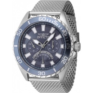 Invicta 46905 Men's Pro Diver Quartz Blue Dial Mesh Bracelet Watch - 1 of 2