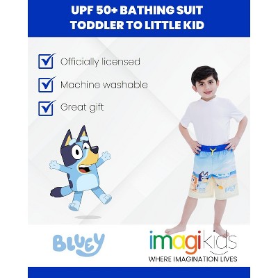 Bluey Bingo Little Boys Swim Trunks Bathing Suit 5-6 — фото 2