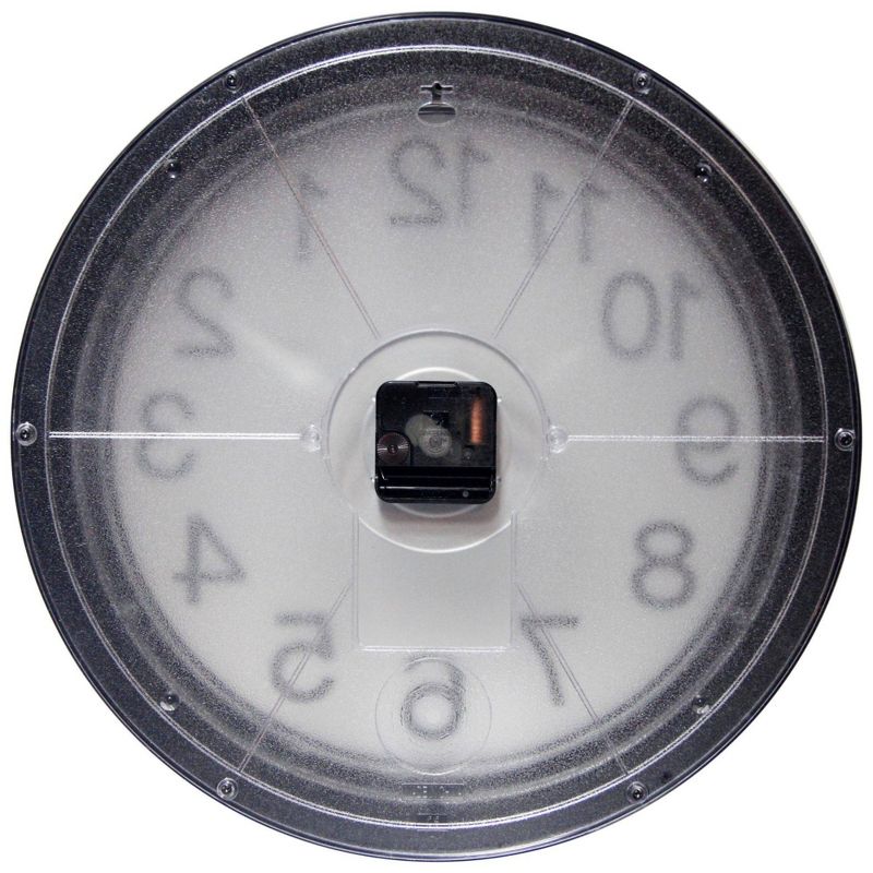 15&#34; Onyx Wall Clock Black - Infinity Instruments, 3 of 8