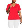 Lands' End Women's Relaxed Supima Cotton T-Shirt - 2 of 3