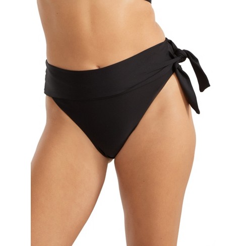 Ladies Sustainable Black Bikini Bottoms