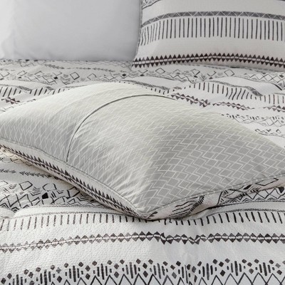 King Blue Microfiber Reversible Comforter Set with Decorative Pillows