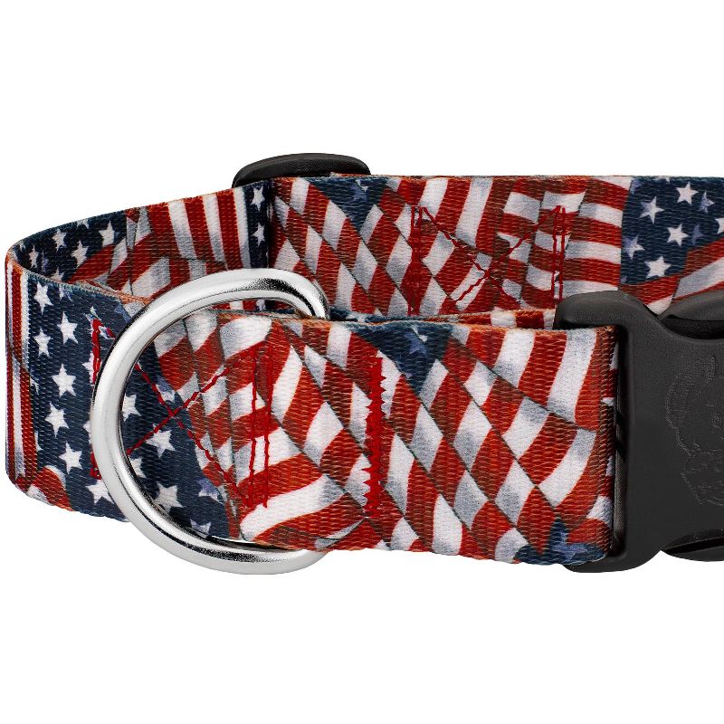 Country Brook Petz 1 1/2 Inch Deluxe Patriotic Tribute Dog Collar, 4 of 5