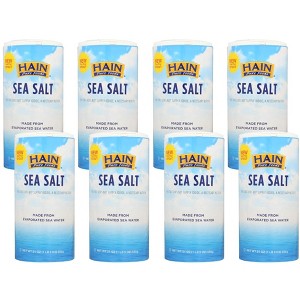 Hain Sea Salt - Case of 8/21 oz - 1 of 2