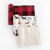 Little Unicorn Cotton Muslin Swaddle Blanket - 3pk - 3 of 4
