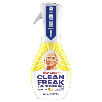Mr. Clean, Clean Freak Deep Cleaning Mist Multi Surface All Purpose Spray Lemon Zest Starter Kit - 16 fl oz
