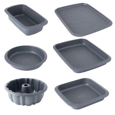 Berghoff Gem Non-stick 3pc Bakeware Set , Small Cookie Sheet, Cupcake Pan  And Loaf Pan : Target