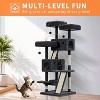 Acekool 66" Cat Tree - Multi-Level Tower with Hammock & Scratching Posts - 3 of 4