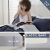 BAGOKIE 5/7 PCS Bed in a Bag Reversible Bedding Set with Comforter, Sheets, Pillow Sham, Pillowcase - 3 of 4