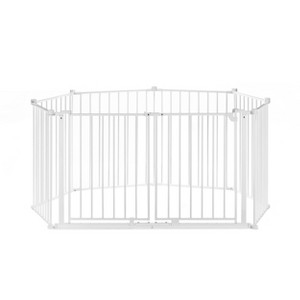 Regalo 192-Inch 8 Panel Double Door Super Wide 2-in-1 Configurable Metal Safety Gate - 1 of 4