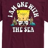 Men's - SpongeBob SquarePants - I am One With The Sea Short Sleeve Graphic T-Shirt - 2 of 4