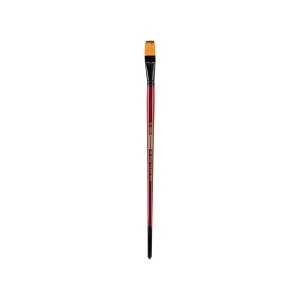 Creative Mark Ebony Splendor Synthetic Sable Paint Brush, Brights, Pack of 3, Teijin Multi-Filament Hair, Handcrafted Synthetic Paint Brushes for - 1 of 4