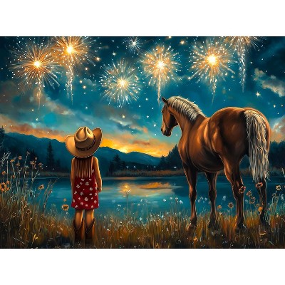 Sunsout Meeting a Friend 1000 pc Jigsaw Puzzle 77164