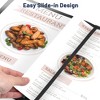 WeChef 30 Pcs Restaurant Menu Covers Gate-view Fold 1 Page 2 View 8.5x11" & 2 Page 4 View 4.25x11" Wine List Bar Cafe - 4 of 4