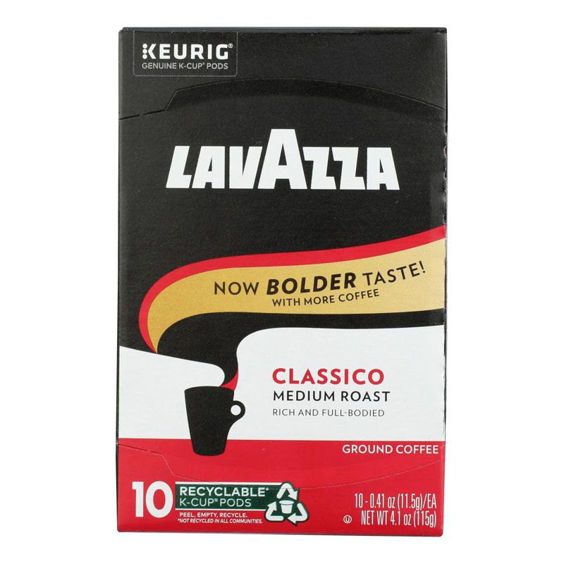 Lavazza Classico Ground Coffee K-Cup Pods - Case of 6/10 ct, 2 of 7
