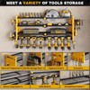 Hausource 4 Tier Power Tool Organizer Shelving Wall Mount Utility Storage Rack - 4 of 4