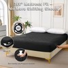 NicBex Waterproof Mattress Pad,Diamond Grid Ultrasonic Mattress Protector with Brushed Fabric and Cotton Filling,Machine Washable - 3 of 4