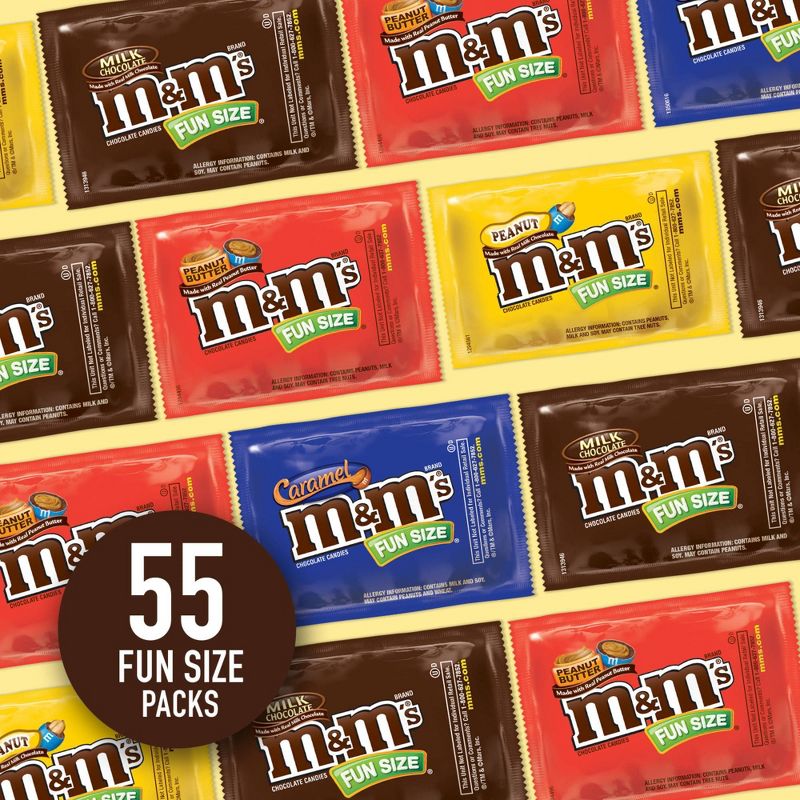 M&#38;M&#39;s Variety Pack Fun Size Chocolate Candy Assortment - 55pc, 5 of 12