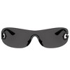 Dolce & Gabbana DX 2001 01/87 Childrens Shield Sunglasses Black 28mm - 2 of 3
