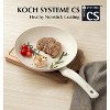 KOCH SYSTEME CS Nonstick Frying Pan, White, Ergonomic Bakelite Handle, Ultra Non-toxic Marble Coating, 10inch - 2 of 4