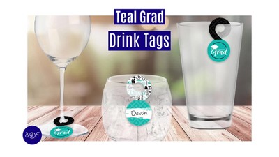 Big Dot of Happiness Blue Grad Best is Yet to Come Graduation Party Glasses  Drink Tags 24 Ct, 24 Count - Kroger