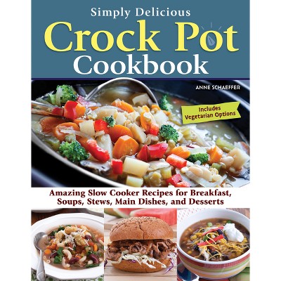 Crockpot Recipes - (Crockpot Slow Cooker Cookbook Recipes Meal) Large Print  by Ace McCloud (Paperback)