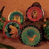 Fanattik Jurassic Park 4-Piece Printed Drink Coaster Set - 3 of 4
