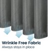 LiBa Premium Waffle Weave Shower Curtain - Water Repellent and Heavyweight, Hotel Quality, Machine Washable Liner for Bathroom - 2 of 4