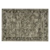 Washable Vintage Rug Floral Print Area Rug Distressed Oriental Rug Low Pile Non Slip Foldable Accent Rug - 3 of 4