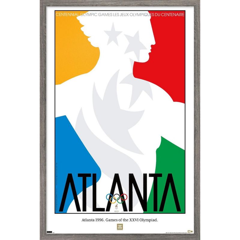 Trends International Team USA - Atlanta 1996. Games of the XXVI Olympiad. Framed Wall Poster Prints, 1 of 7