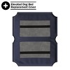 Elevated Dog Bed Cover - 36x30-Inch Replacement Pet Bed Cover with Mesh Panel - For Indoor/Outdoor Use - Dog Cot Not Included by PETMAKER (Blue) - 3 of 4