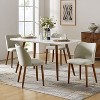 Elisa Mid-century Modern Upholstered Dining Chair Set of 4 | ARTFUL LIVING DESIGN - 2 of 4