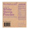 NuNaturals NuStevia, White Stevia Powder, 1000 Packets, 2.23 lbs (1000 g) - 4 of 4