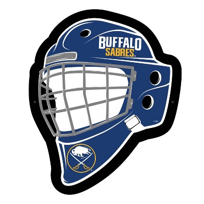 Evergreen Ultra-Thin Edgelight LED Wall Decor, Helmet, Buffalo Sabres- 15.6 x 19 Inches Made In USA
