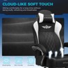 GTPLAYER Big and Tall Gaming Chair, Breathable Fabric, Strong Lumbar Support, Comfortable Office Chairs - 3 of 4